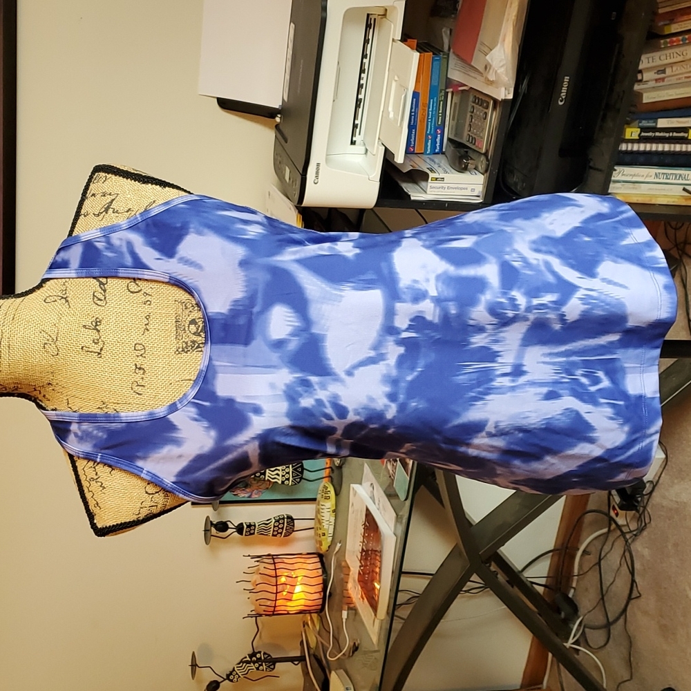 Lukka size Medium space dye racerback tank top